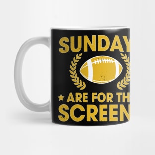 Funny Sundays are for the Screens Fantasy Football Mug